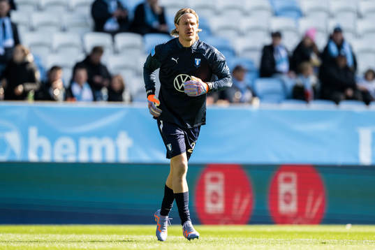 Malmö FFs målvakt Johan Dahlin