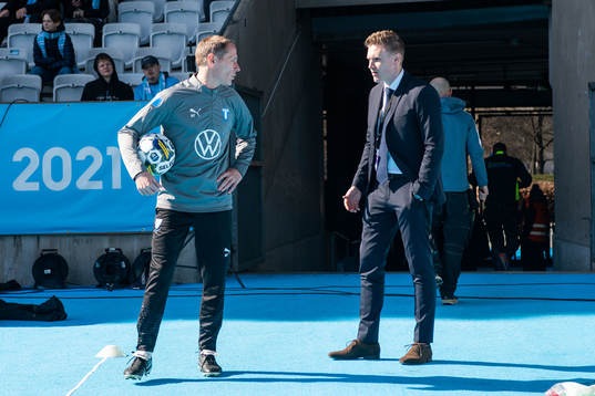 Malmö FFs assisterande tränare Nikola Trajkovic och
