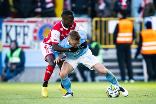 Kalmars Nahom Girmai Netabay och Malmö FFs Anders