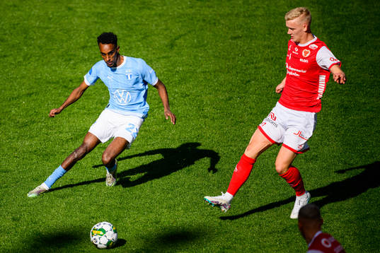 Malmö FFs Taha Ali och Kalmars Carl Gustafsson