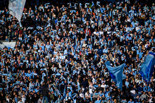 under fotbollsmatchen i Allsvenskan mellan Malmö FF och