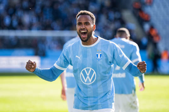 Malmö FFs Isaac Kiese Thelin jublar
