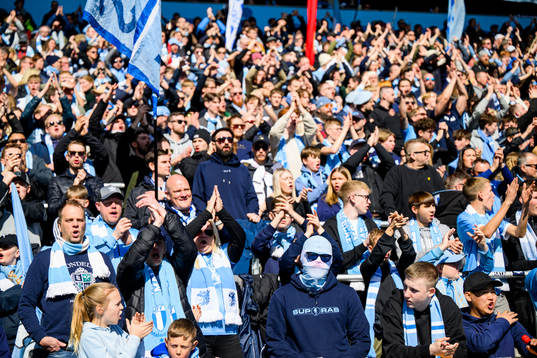under fotbollsmatchen i Allsvenskan mellan Malmö FF och