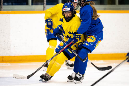 Fanny Rask of Sweden at a practice session