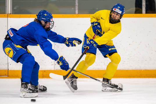 Sofie Lundin of Sweden at a practice session