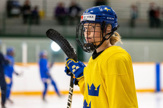 Paula Bergström of Sweden at a practice session