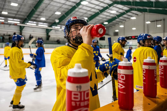 Lova Blom of Sweden at a practice session