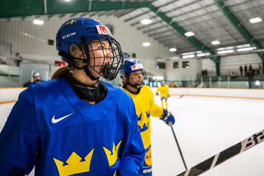 Ebba Hedqvist of Sweden at a practice session