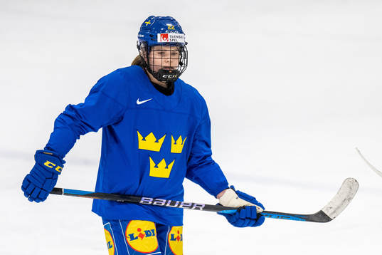 Hanna Thuvik of Sweden at a practice session