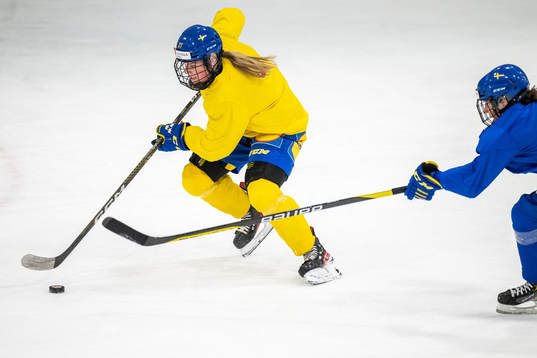 Lova Blom of Sweden at a practice session