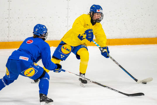 Hilda Svensson of Sweden at a practice session