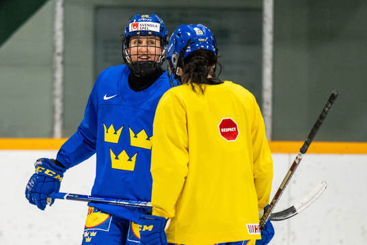 Hanna Olsson of Sweden at a practice session