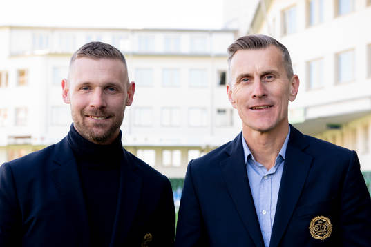 GIF Sundsvalls sportchef Tommy Naurin och klubbchef Karl