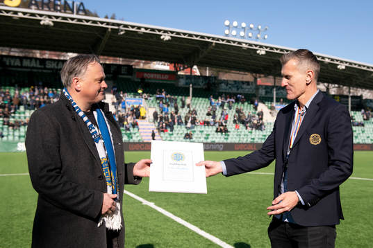 GIF Sundsvalls före detta sportchef Urban Hagbom tilldelas