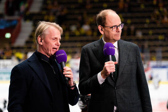 Cmores Niklas Wikegård och Lasse Granqvist