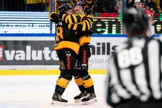 Skellefteå AIKs Oskar Nilsson och Filip Sandberg