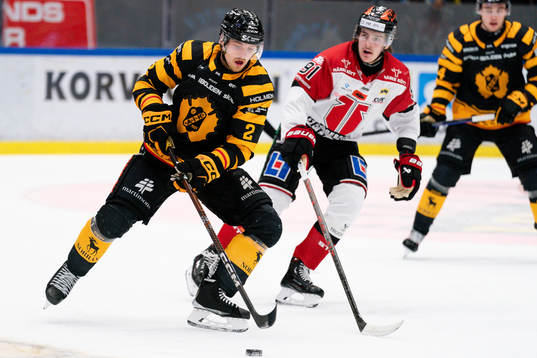 Skellefteås Linus Högberg och Örebros Leo Carlsson
