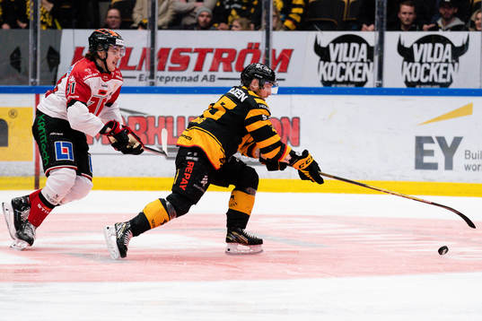 Örebros Leo Carlsson och Skellefteås Filip Sandberg
