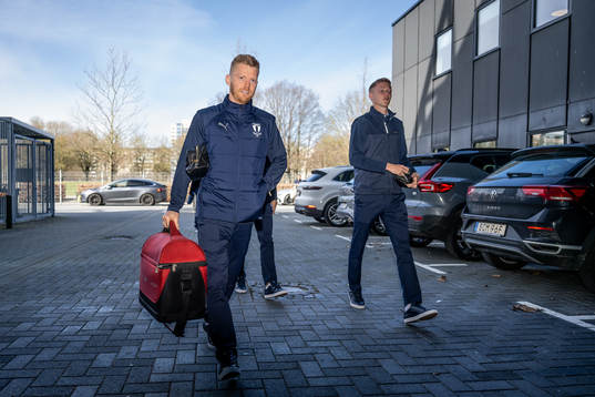 Malmö FFs Anders Christiansen och Hugo Larsson