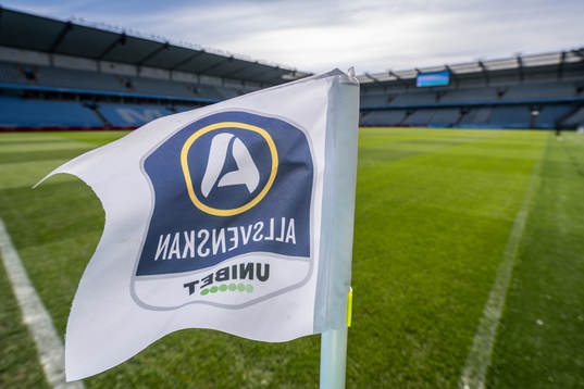 Hörnflagga på Eleda Stadion
