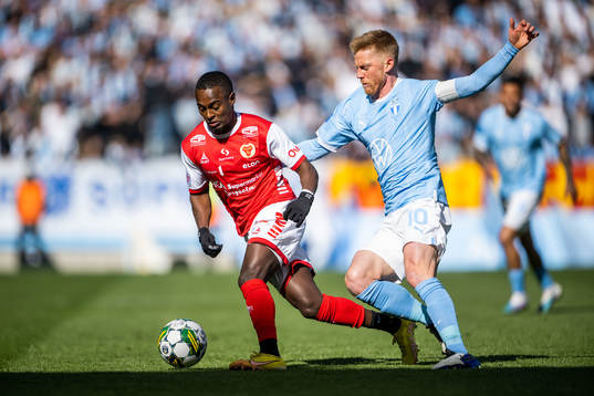 Kalmars Nahom Girmai Netabay och Malmö FFs Anders