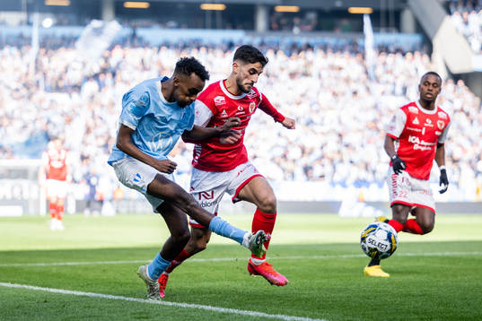 Malmö FFs Taha Ali och Kalmars Noah Shamoun