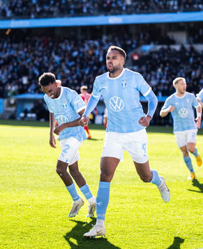 Malmö FFs Isaac Kiese Thelin jublar