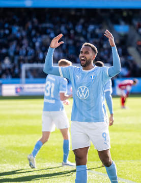 Malmö FFs Isaac Kiese Thelin jublar