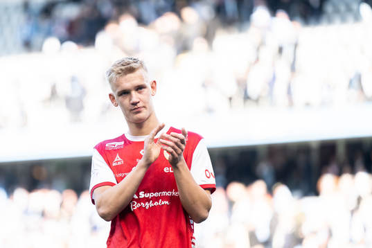 Kalmars Carl Gustafsson tackar sina supportrar