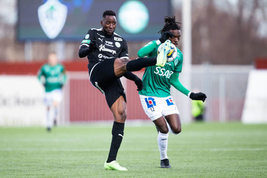Västerås SKs Frederic Nsabiyumva och Brages Ieltsin