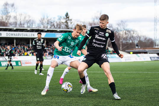 Brages Henry Sletsjøe och Västerås SKs Patric Åslund