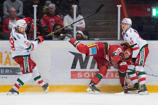 Modos David Bernhardt mot Moras Kristoffer Gunnarsson och