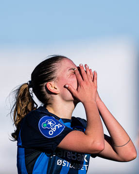 Smilla Vallotto of Stabæk reacts