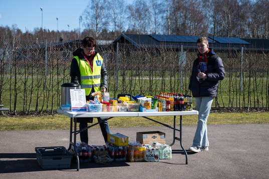 Kaffe och godis försäljning