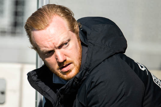 Brommapojkarnas målvaktstränare Mathias Hallbygård