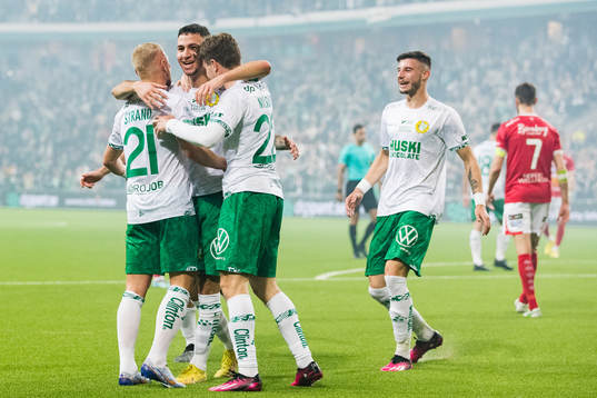 Hammarbys Joel Nilsson jublar