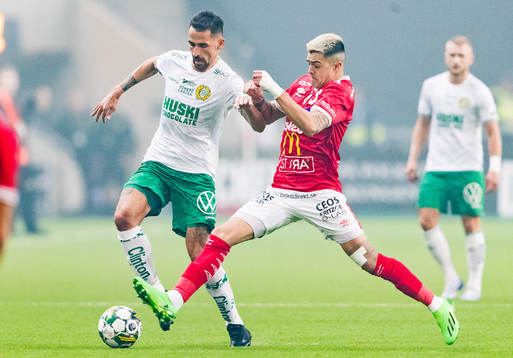 Hammarbys Loret Sadiku och Degerfors Diego Campos