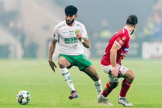Hammarbys Montader Madjed och Degerfors Abdelkarim Mammar
