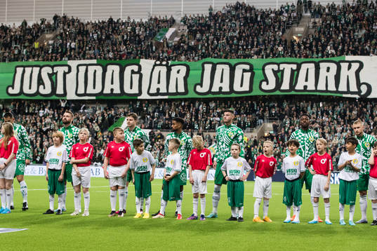Hammarbys spelare ställer upp