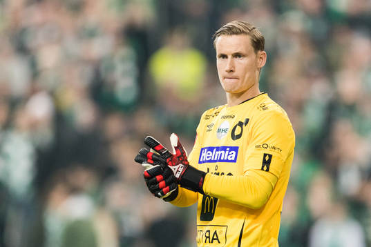 Degerfors målvakt Sondre Lovseth Rossbach