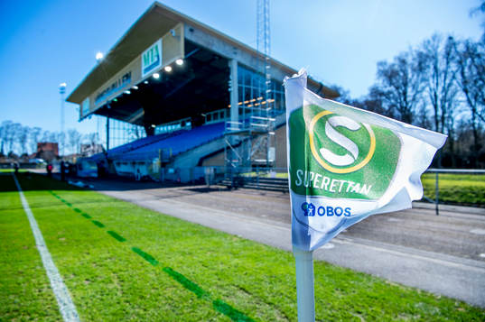 Vångavallen innan fotbollsmatchen i Superettan mellan