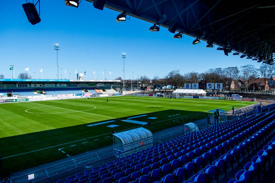 Vångavallen innan fotbollsmatchen i Superettan mellan