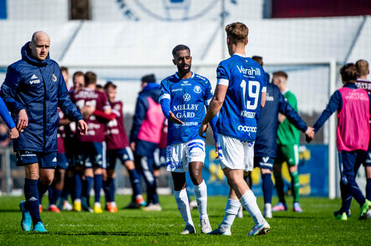Trelleborgs Tobias Karlsson och Tobias Karlsson  deppar
