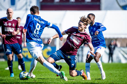 Trelleborgs Herman Hallberg mot Gefles Daniel Eliasson