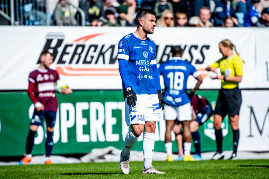 Trelleborgs Haris Brkic deppar
