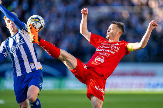 IFK Göteborgs Oscar Wendt och Värnamos Oscar Johansson