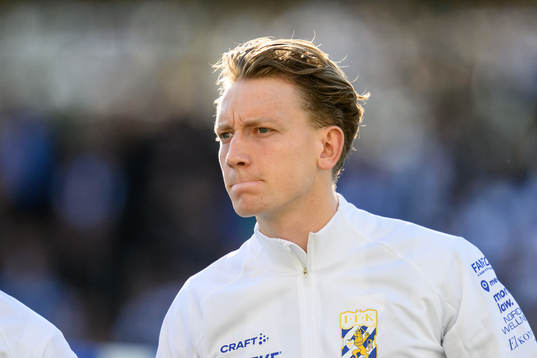 IFK Göteborgs Sebastian Hausner vid lineup innan