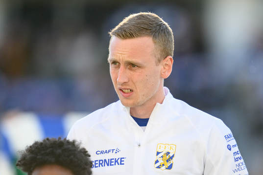IFK Göteborgs Sebastian Ohlsson vid lineup innan