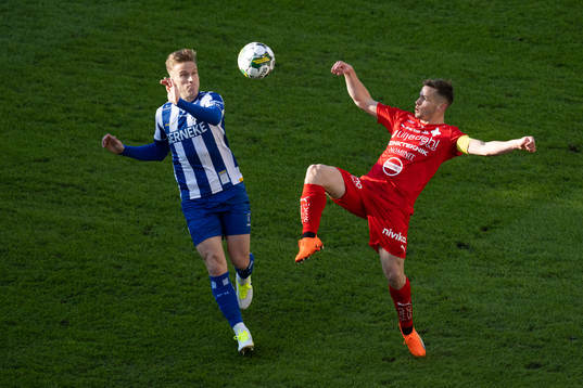 IFK Göteborgs Oscar Wendt och Värnamos Oscar Johansson