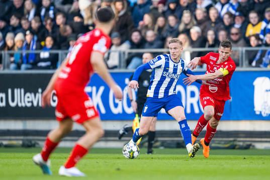 IFK Göteborgs Oscar Wendt och Värnamos Oscar Johansson